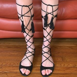 Hot tall gladiator sandals